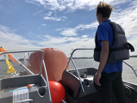 Rettungsboot des YSTM